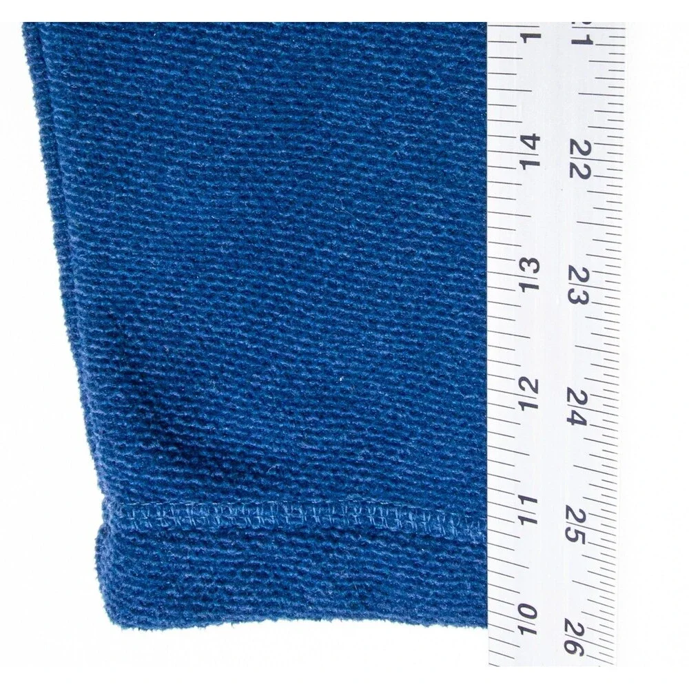 The North Face 1/2 Zip Polyester Fleece Mock Neck Pullover Men's Medium Blue